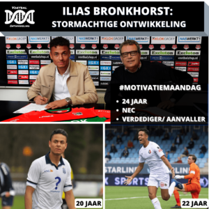 Ilias Bronkhorst van amateurs naar Eredivisie