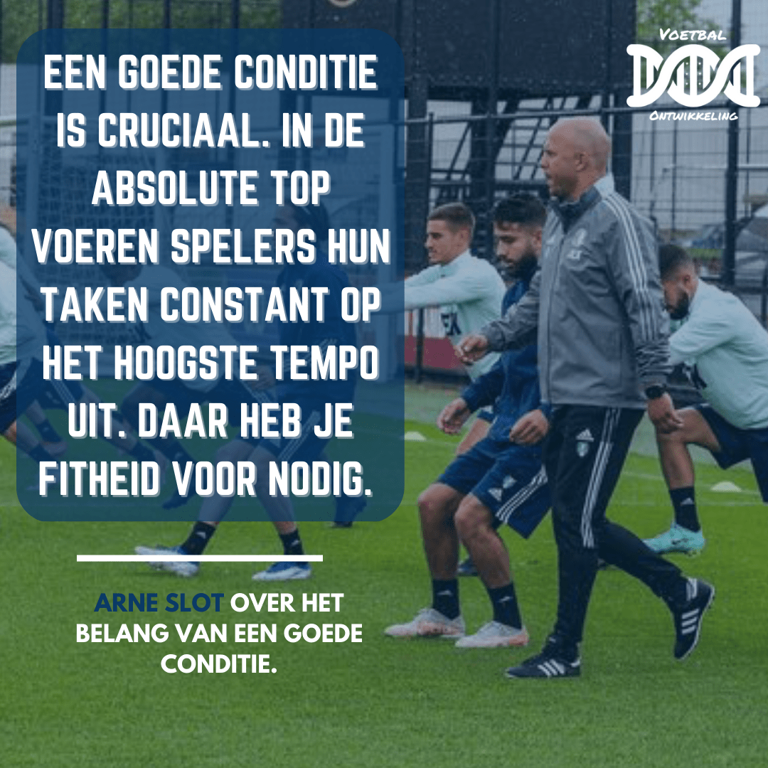 Conditie training voetballers Feyenoord